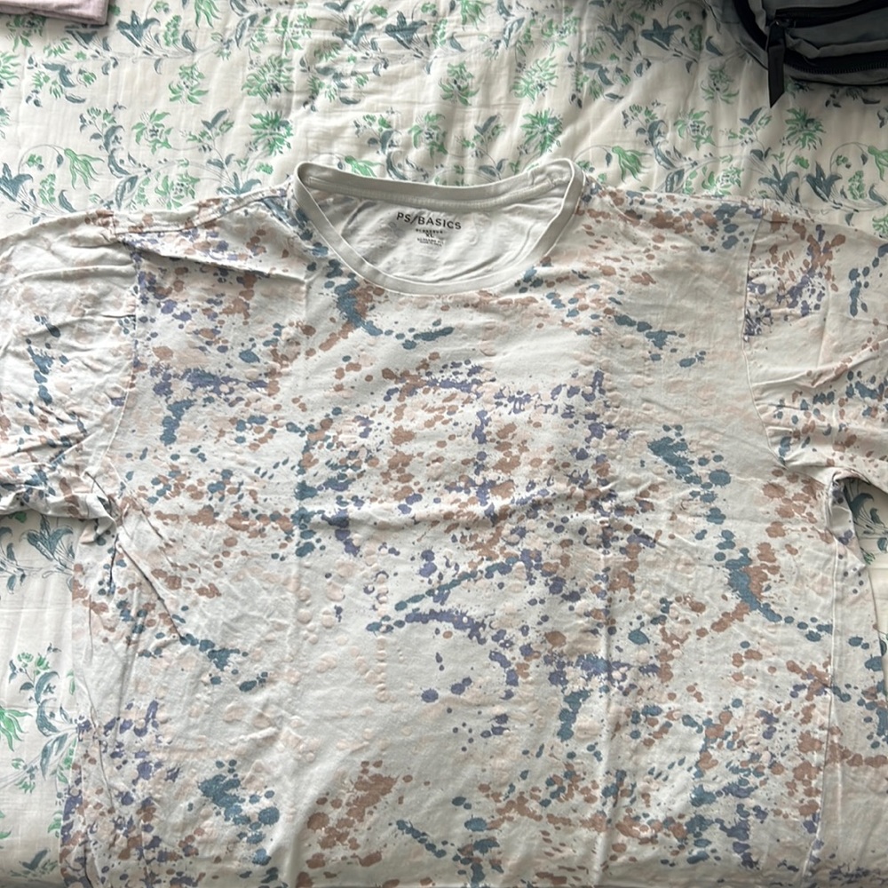 PacSun Basics Paint Splotch Scallop Tee - XL